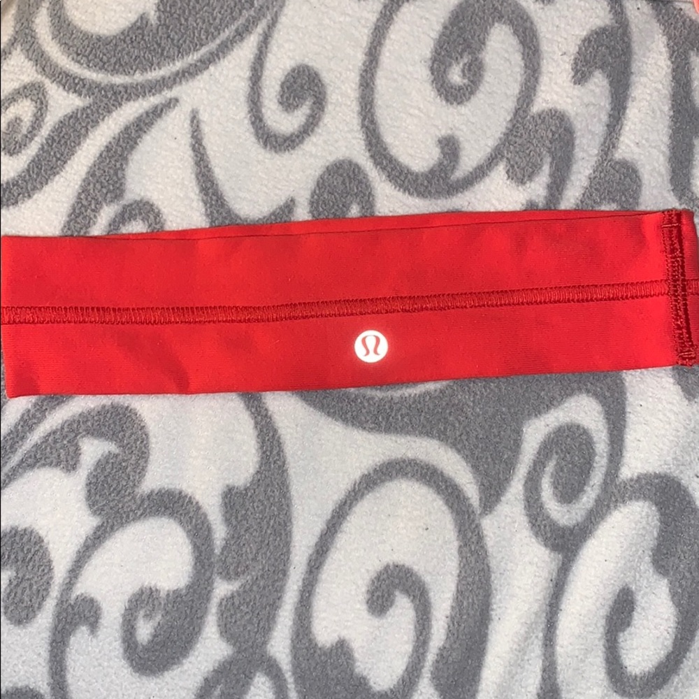Red lulu lemon headband